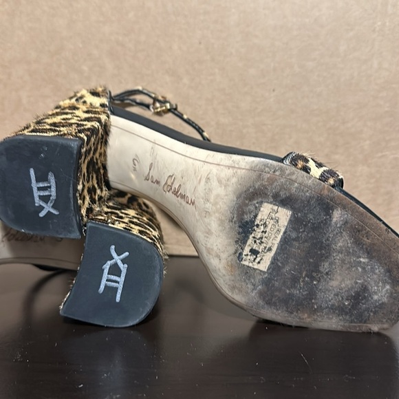 Sam Edelman Daniella  Calf Hair block heel sandals - Picture 6 of 7